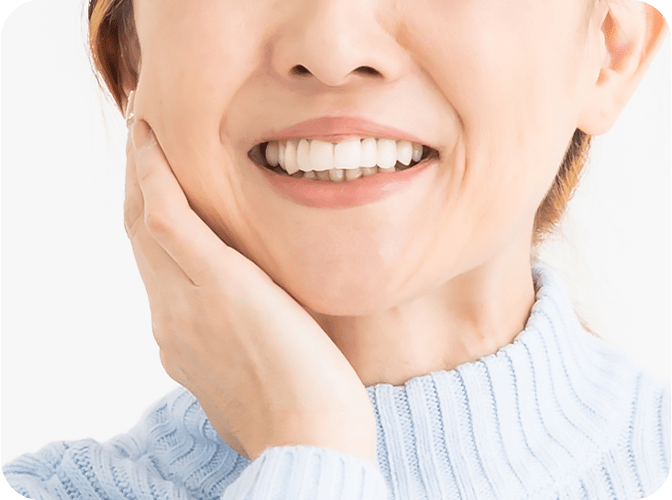 Feature04歯や歯茎の見た目を改善する審美治療が可能